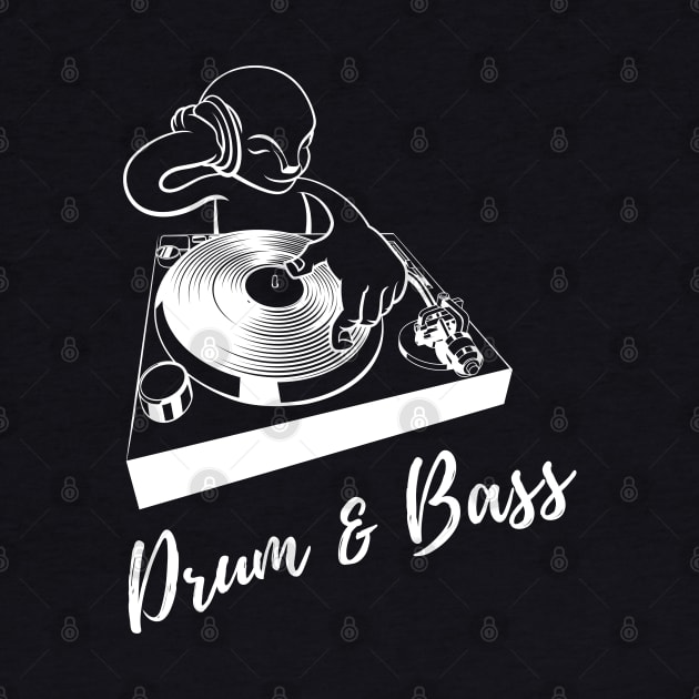 Drum n Bass Buddha DJ Mixing Vinyl by T-Shirt Dealer